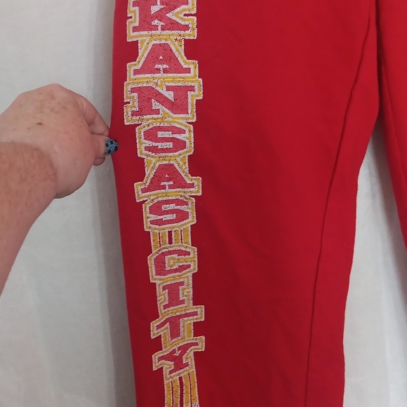 Kavio Red Kansas City Chiefs Sweatpants Size Medium - Picture 5 of 7
